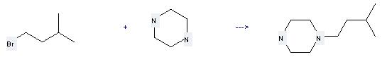 Piperazine can be used to produce 1-(3-methyl-butyl)-piperazine by heating